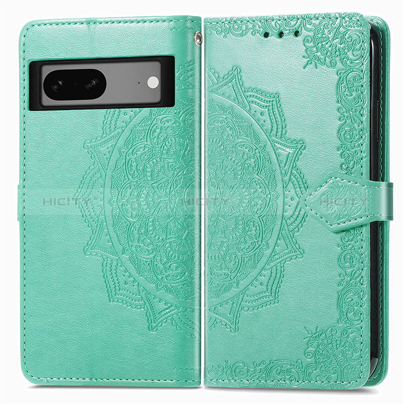 Custodia Portafoglio In Pelle Fantasia Modello Cover con Supporto per Google Pixel 7 5G