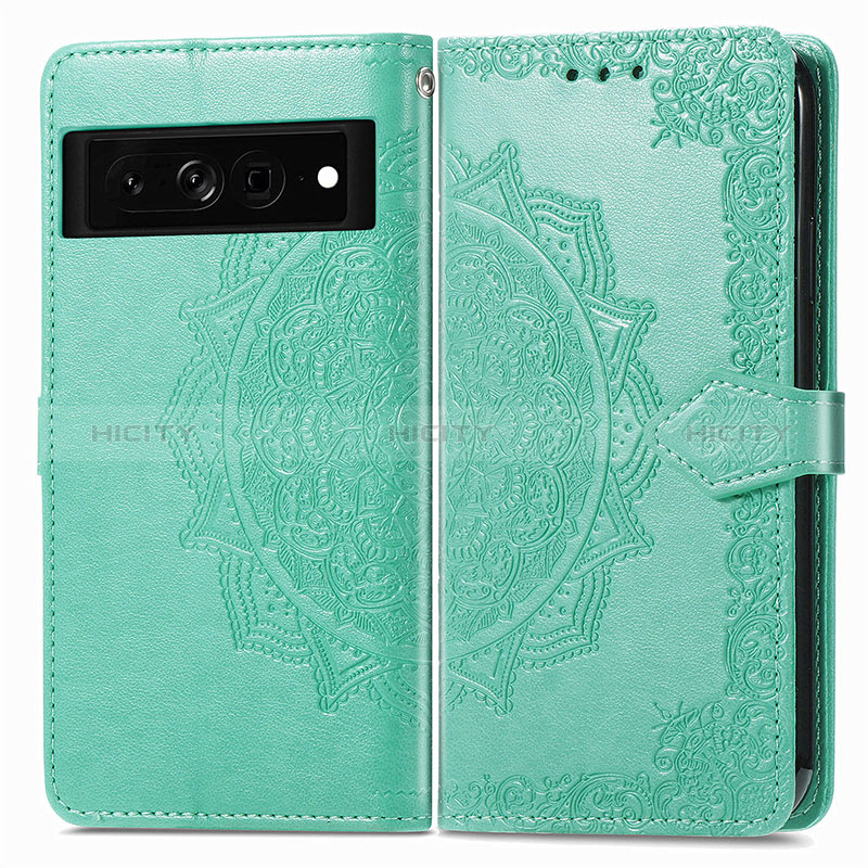 Custodia Portafoglio In Pelle Fantasia Modello Cover con Supporto per Google Pixel 7 Pro 5G