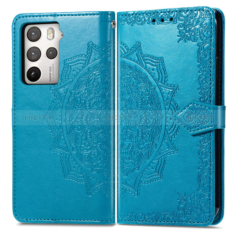 Custodia Portafoglio In Pelle Fantasia Modello Cover con Supporto per HTC U23 5G