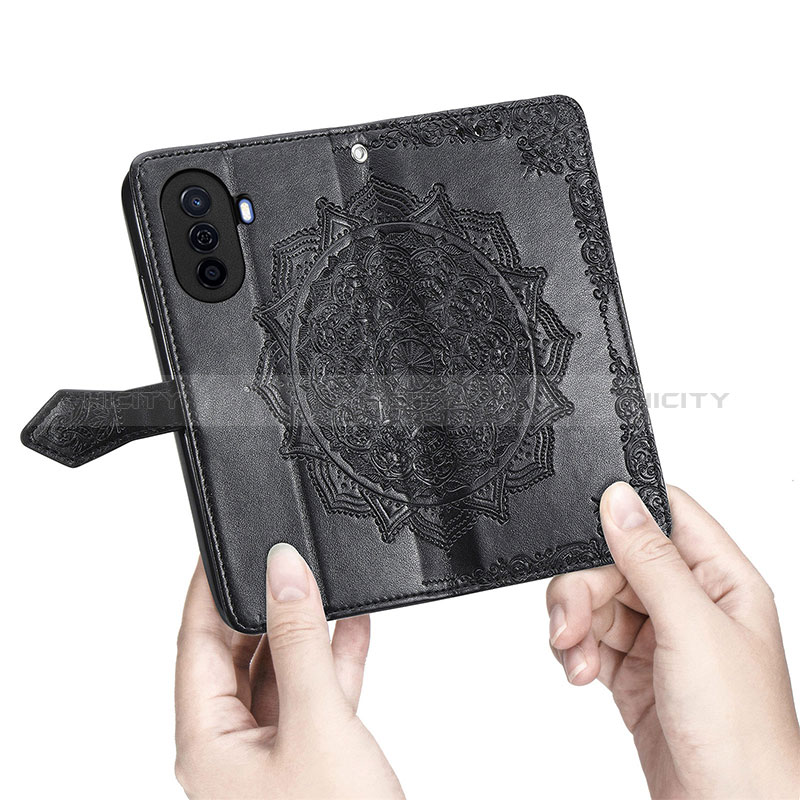 Custodia Portafoglio In Pelle Fantasia Modello Cover con Supporto per Huawei Enjoy 50