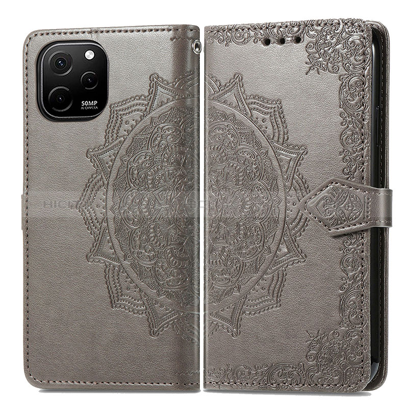 Custodia Portafoglio In Pelle Fantasia Modello Cover con Supporto per Huawei Enjoy 50z