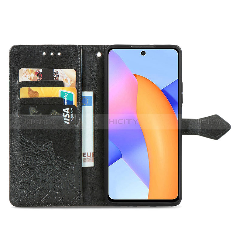 Custodia Portafoglio In Pelle Fantasia Modello Cover con Supporto per Huawei Honor 10X Lite