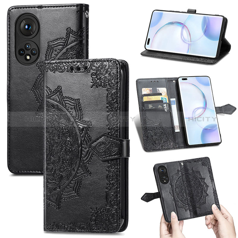 Custodia Portafoglio In Pelle Fantasia Modello Cover con Supporto per Huawei Honor 50 Pro 5G