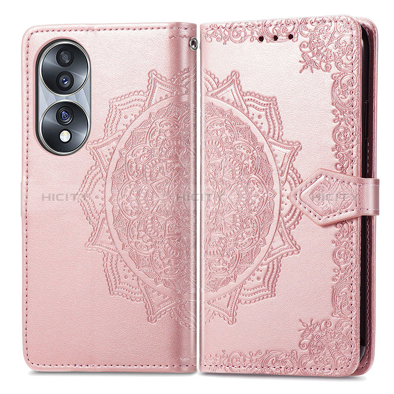 Custodia Portafoglio In Pelle Fantasia Modello Cover con Supporto per Huawei Honor 70 5G