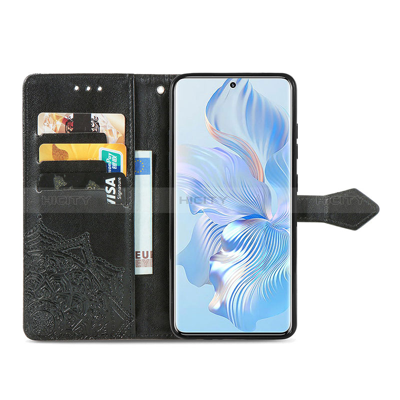 Custodia Portafoglio In Pelle Fantasia Modello Cover con Supporto per Huawei Honor 80 5G