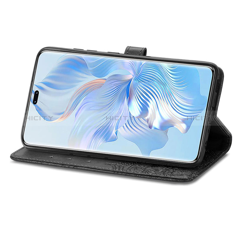 Custodia Portafoglio In Pelle Fantasia Modello Cover con Supporto per Huawei Honor 80 Pro Flat 5G