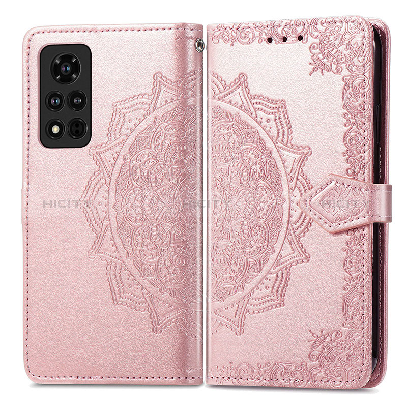 Custodia Portafoglio In Pelle Fantasia Modello Cover con Supporto per Huawei Honor V40 5G