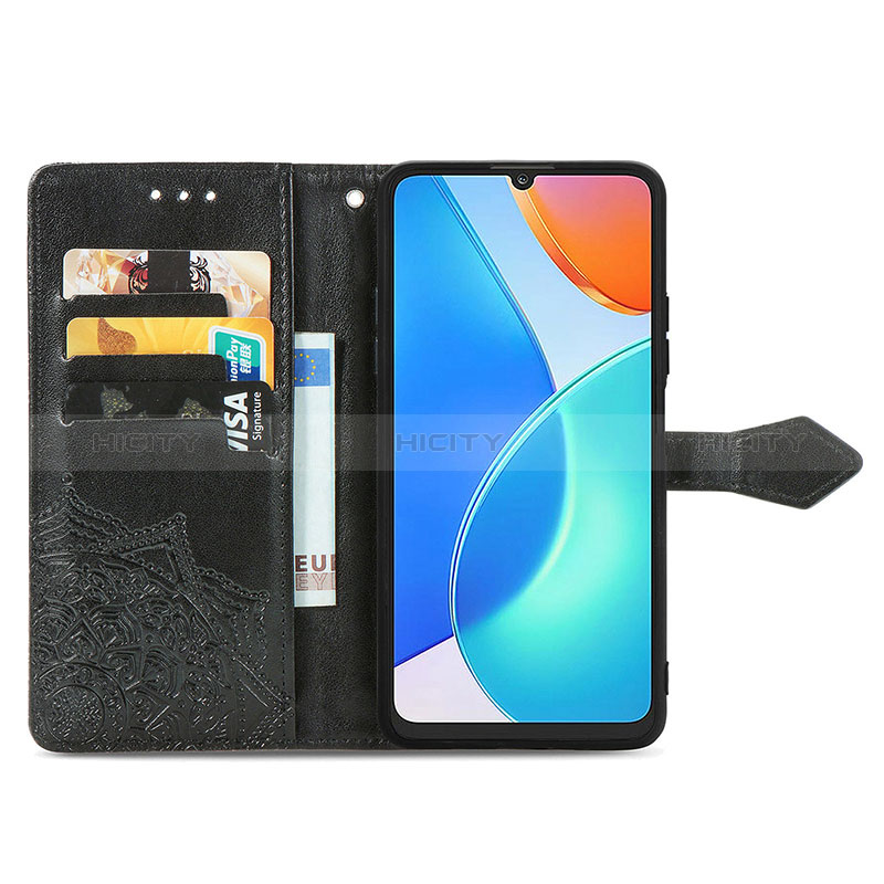 Custodia Portafoglio In Pelle Fantasia Modello Cover con Supporto per Huawei Honor X7