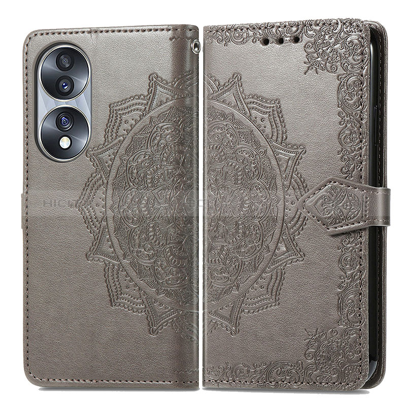 Custodia Portafoglio In Pelle Fantasia Modello Cover con Supporto per Huawei Honor X7b