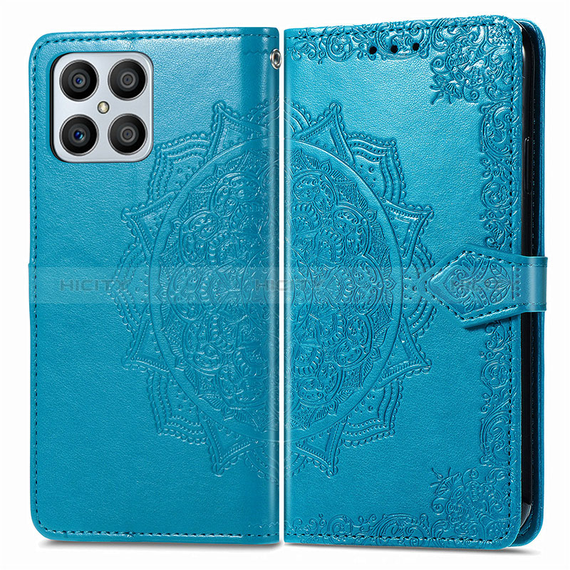 Custodia Portafoglio In Pelle Fantasia Modello Cover con Supporto per Huawei Honor X8 4G