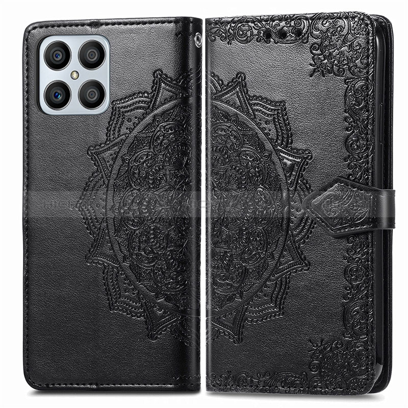 Custodia Portafoglio In Pelle Fantasia Modello Cover con Supporto per Huawei Honor X8 4G