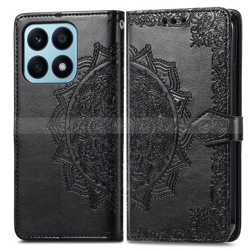 Custodia Portafoglio In Pelle Fantasia Modello Cover con Supporto per Huawei Honor X8a 4G