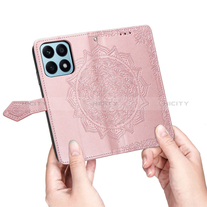 Custodia Portafoglio In Pelle Fantasia Modello Cover con Supporto per Huawei Honor X8a 4G