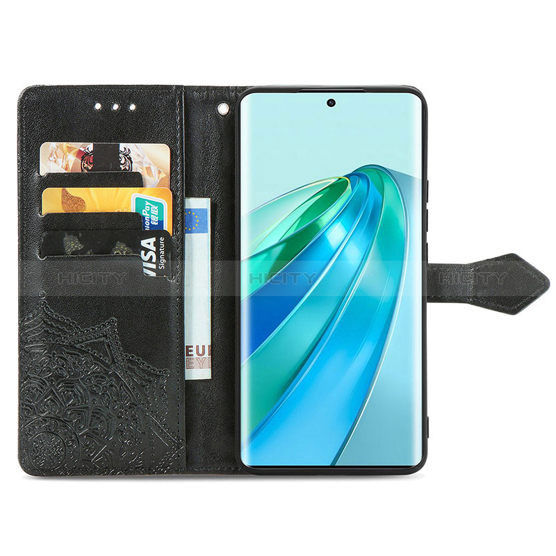 Custodia Portafoglio In Pelle Fantasia Modello Cover con Supporto per Huawei Honor X9a 5G