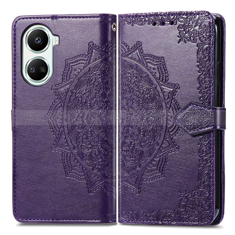 Custodia Portafoglio In Pelle Fantasia Modello Cover con Supporto per Huawei Nova 10 SE