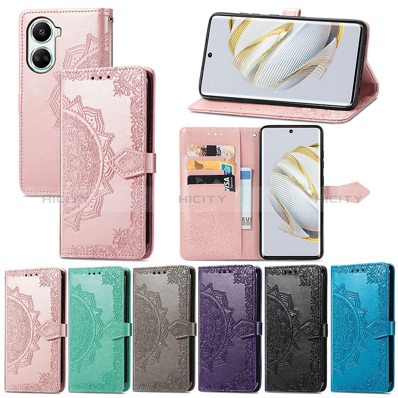 Custodia Portafoglio In Pelle Fantasia Modello Cover con Supporto per Huawei Nova 10 SE