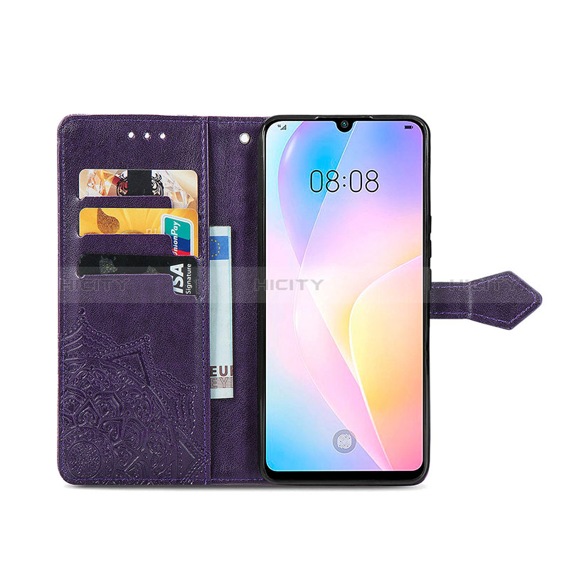 Custodia Portafoglio In Pelle Fantasia Modello Cover con Supporto per Huawei Nova 8 SE 4G