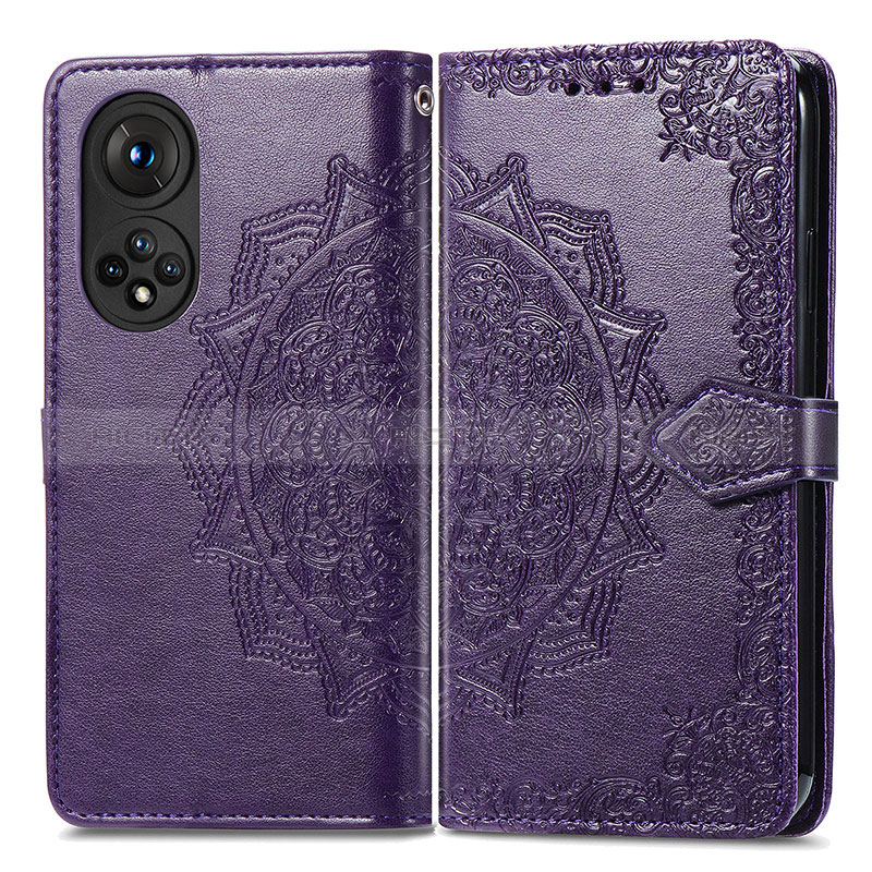 Custodia Portafoglio In Pelle Fantasia Modello Cover con Supporto per Huawei Nova 9 Pro