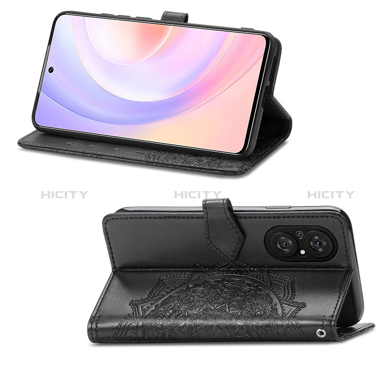 Custodia Portafoglio In Pelle Fantasia Modello Cover con Supporto per Huawei Nova 9 SE