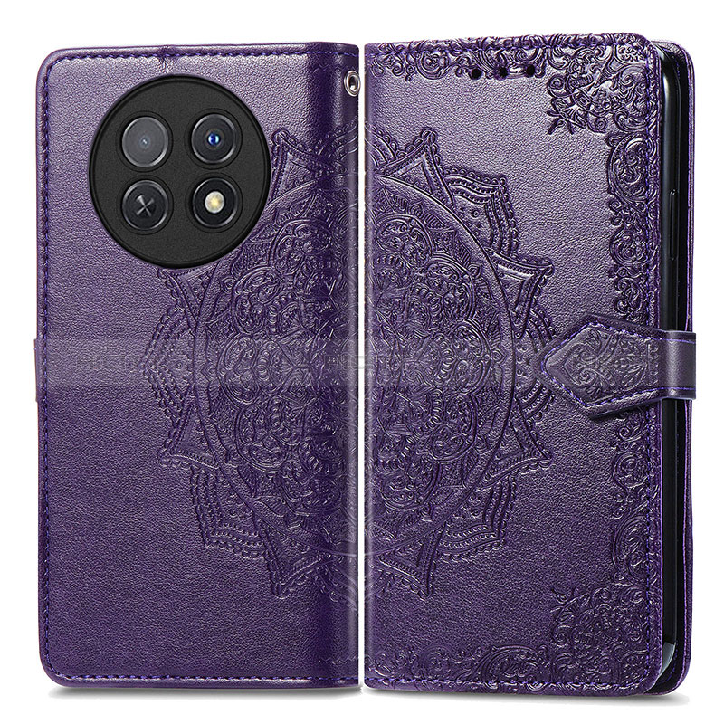 Custodia Portafoglio In Pelle Fantasia Modello Cover con Supporto per Huawei Nova Y91