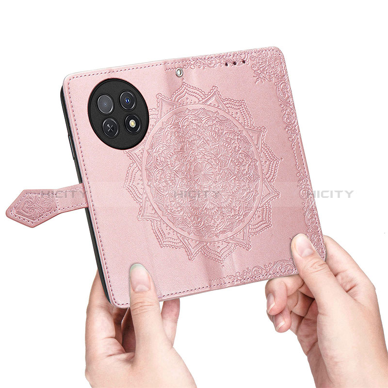 Custodia Portafoglio In Pelle Fantasia Modello Cover con Supporto per Huawei Nova Y91