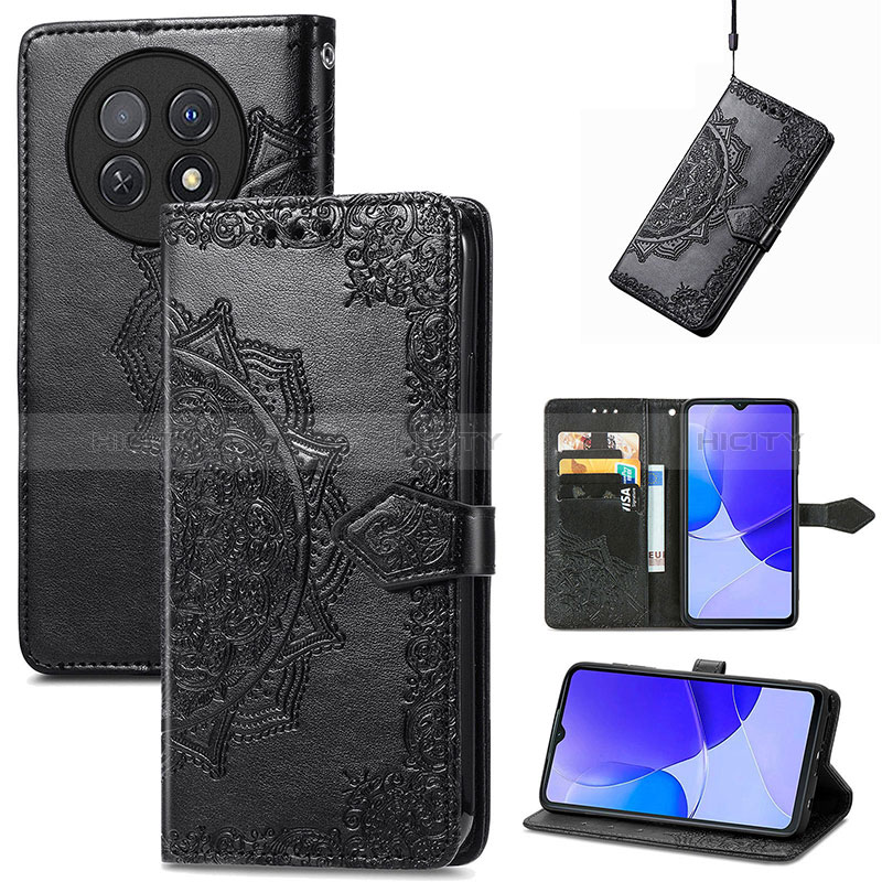 Custodia Portafoglio In Pelle Fantasia Modello Cover con Supporto per Huawei Nova Y91