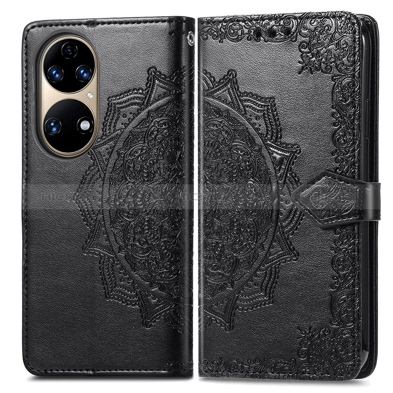 Custodia Portafoglio In Pelle Fantasia Modello Cover con Supporto per Huawei P50