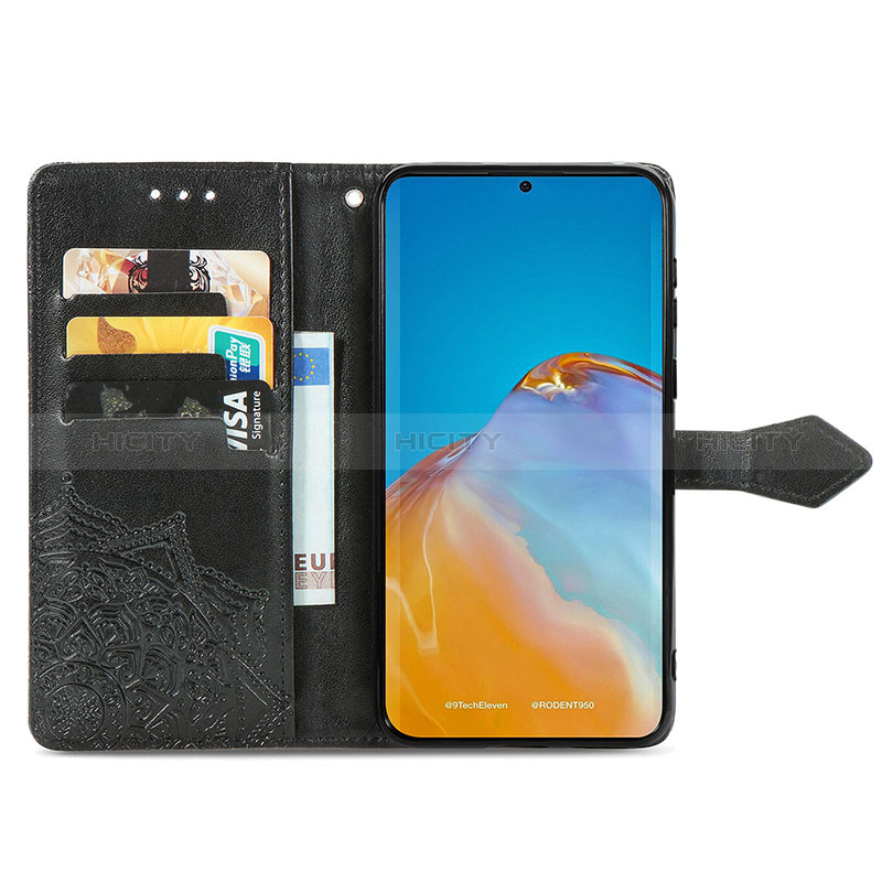 Custodia Portafoglio In Pelle Fantasia Modello Cover con Supporto per Huawei P50