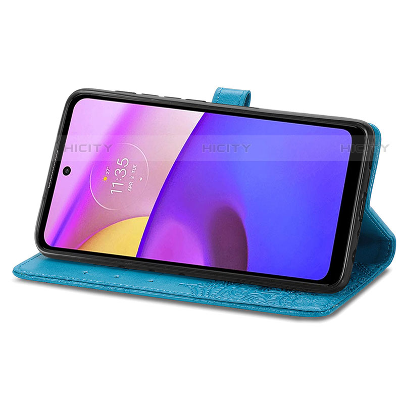 Custodia Portafoglio In Pelle Fantasia Modello Cover con Supporto per Motorola Moto E20