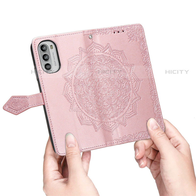 Custodia Portafoglio In Pelle Fantasia Modello Cover con Supporto per Motorola Moto Edge (2022) 5G