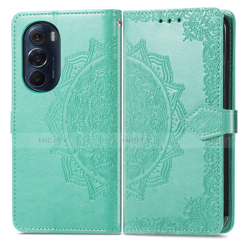 Custodia Portafoglio In Pelle Fantasia Modello Cover con Supporto per Motorola Moto Edge 30 Pro 5G