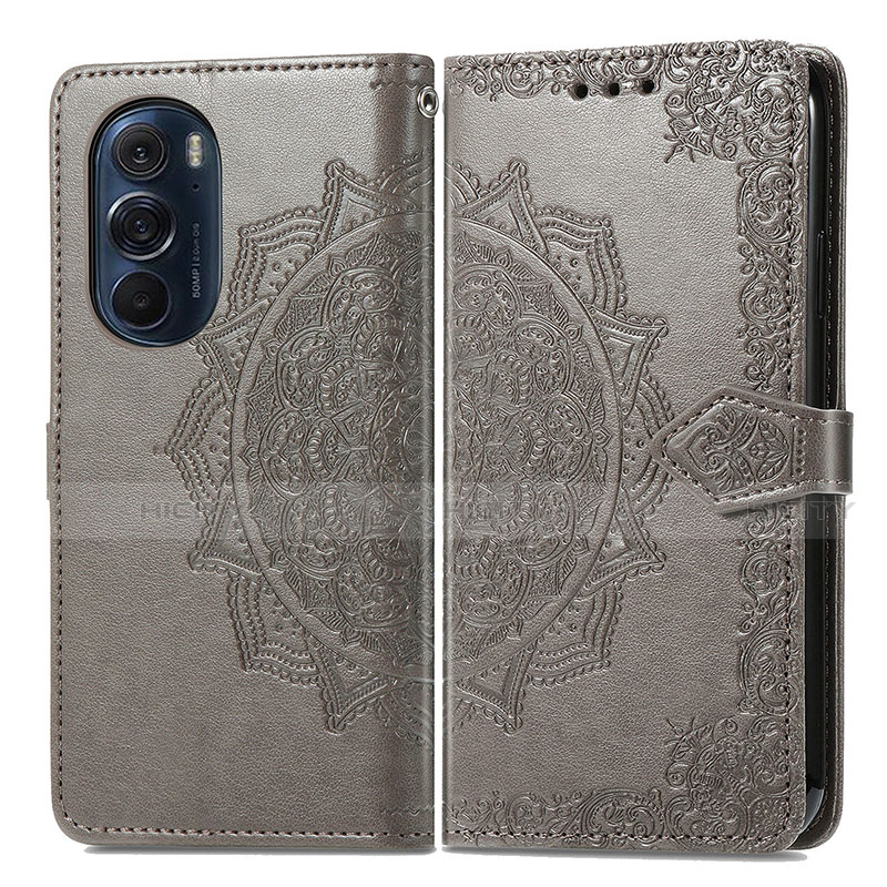 Custodia Portafoglio In Pelle Fantasia Modello Cover con Supporto per Motorola Moto Edge 30 Pro 5G