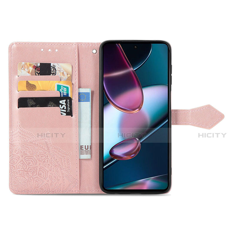 Custodia Portafoglio In Pelle Fantasia Modello Cover con Supporto per Motorola Moto Edge 30 Pro 5G