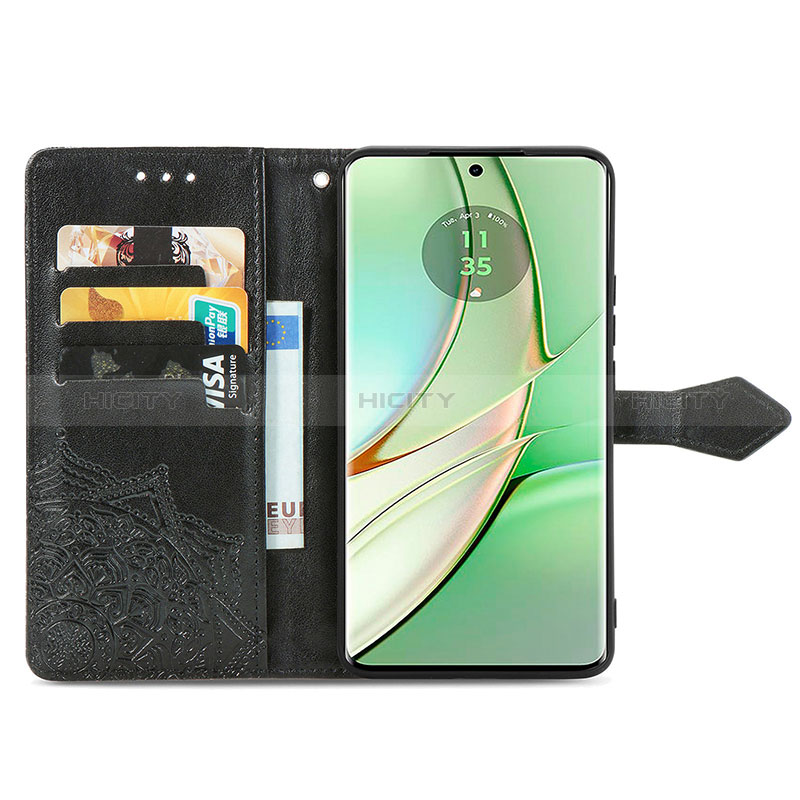 Custodia Portafoglio In Pelle Fantasia Modello Cover con Supporto per Motorola Moto Edge 40 5G