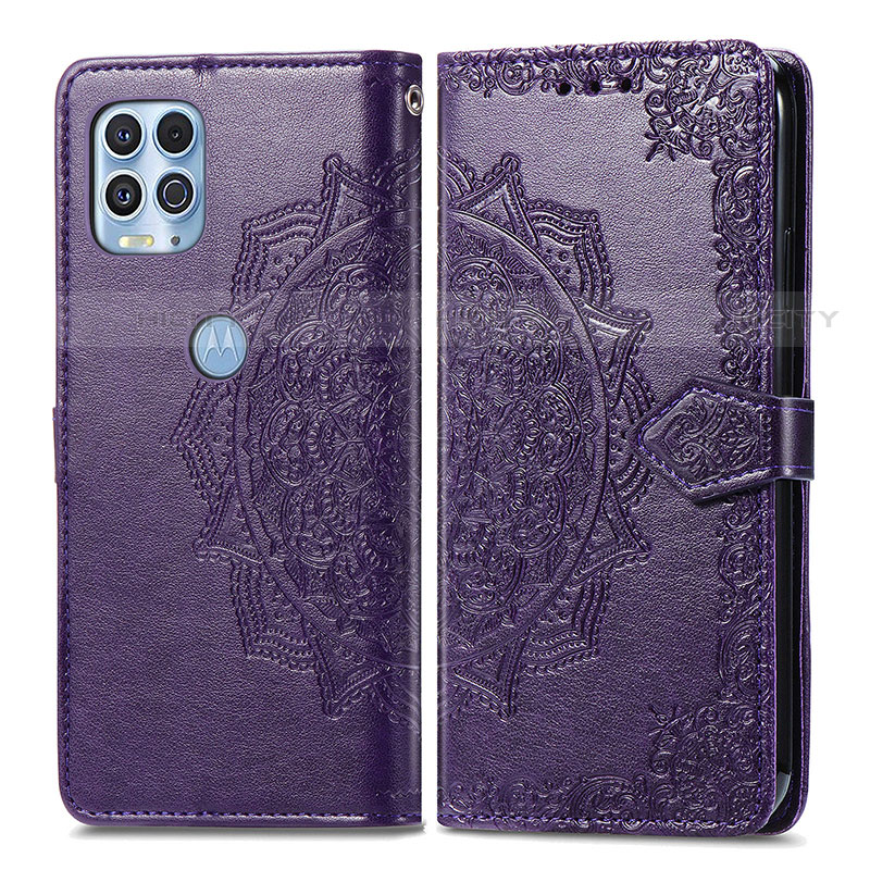 Custodia Portafoglio In Pelle Fantasia Modello Cover con Supporto per Motorola Moto Edge S 5G