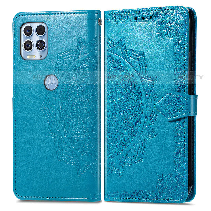 Custodia Portafoglio In Pelle Fantasia Modello Cover con Supporto per Motorola Moto Edge S 5G