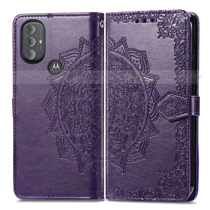 Custodia Portafoglio In Pelle Fantasia Modello Cover con Supporto per Motorola Moto G Play (2023)