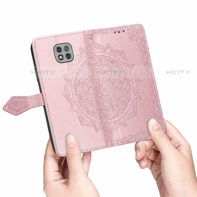 Custodia Portafoglio In Pelle Fantasia Modello Cover con Supporto per Motorola Moto G Power (2021)