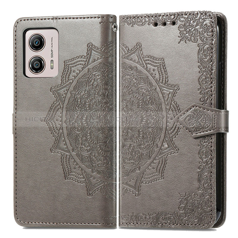 Custodia Portafoglio In Pelle Fantasia Modello Cover con Supporto per Motorola Moto G53 5G