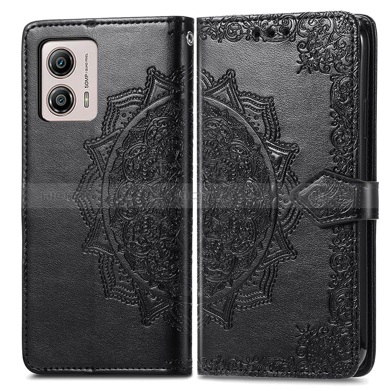 Custodia Portafoglio In Pelle Fantasia Modello Cover con Supporto per Motorola Moto G53 5G