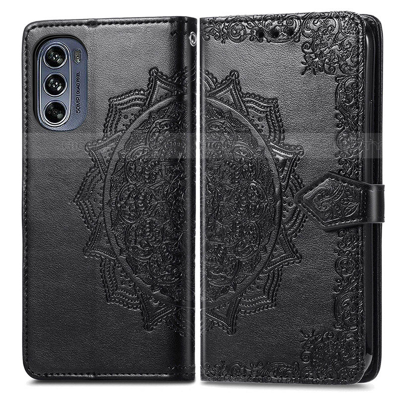 Custodia Portafoglio In Pelle Fantasia Modello Cover con Supporto per Motorola Moto G62 5G