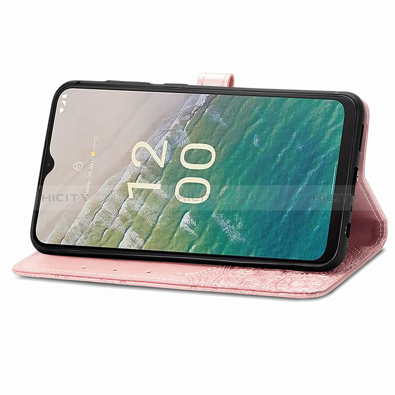 Custodia Portafoglio In Pelle Fantasia Modello Cover con Supporto per Nokia C210