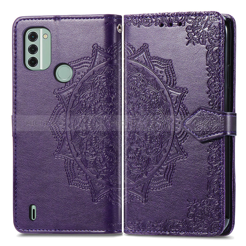 Custodia Portafoglio In Pelle Fantasia Modello Cover con Supporto per Nokia C31