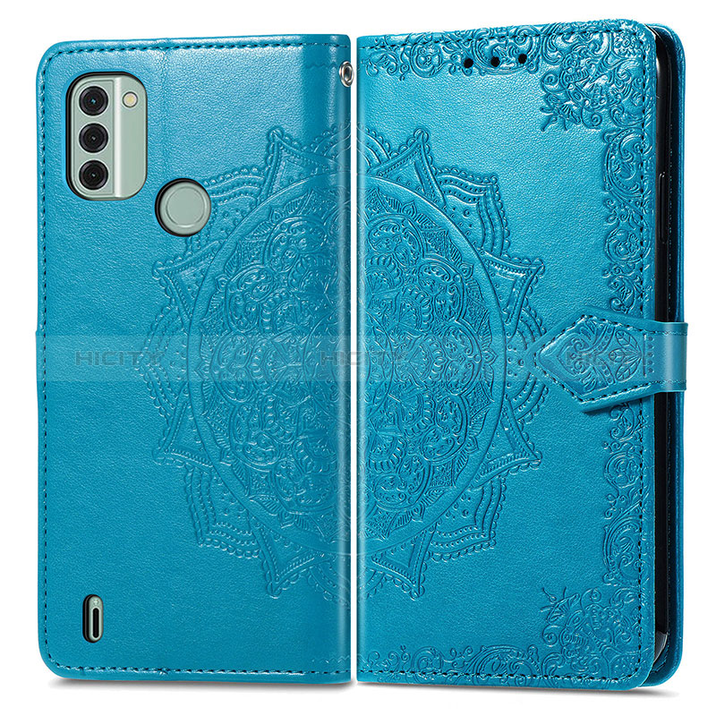 Custodia Portafoglio In Pelle Fantasia Modello Cover con Supporto per Nokia C31