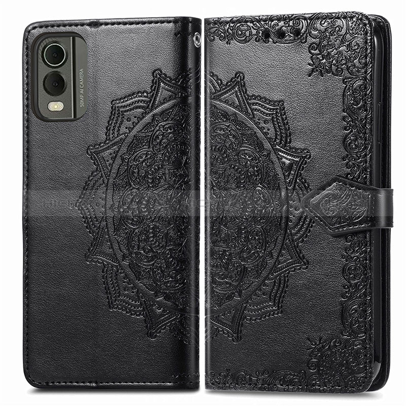 Custodia Portafoglio In Pelle Fantasia Modello Cover con Supporto per Nokia C32