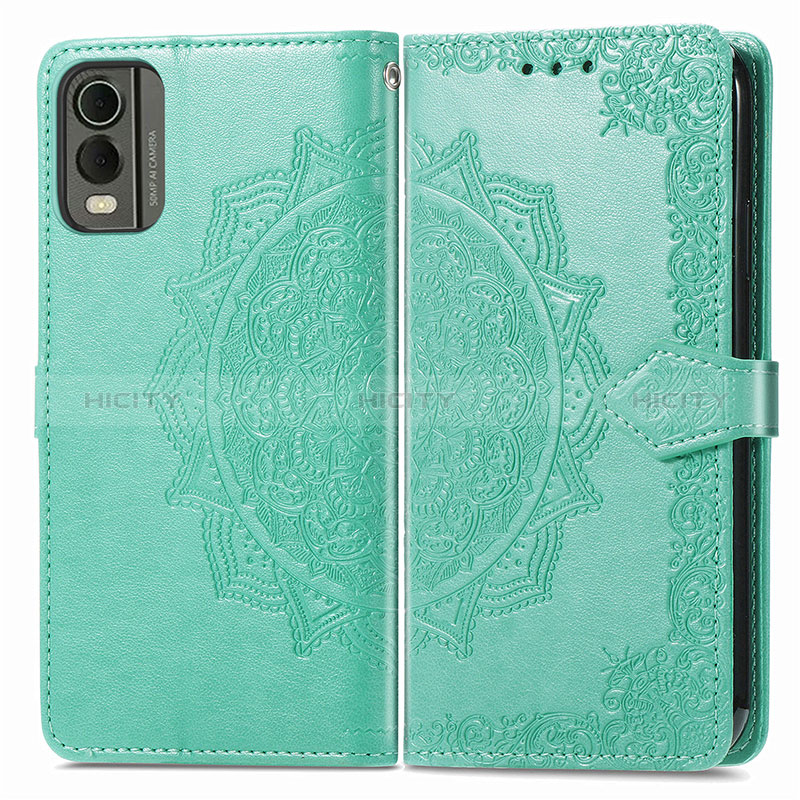 Custodia Portafoglio In Pelle Fantasia Modello Cover con Supporto per Nokia C32