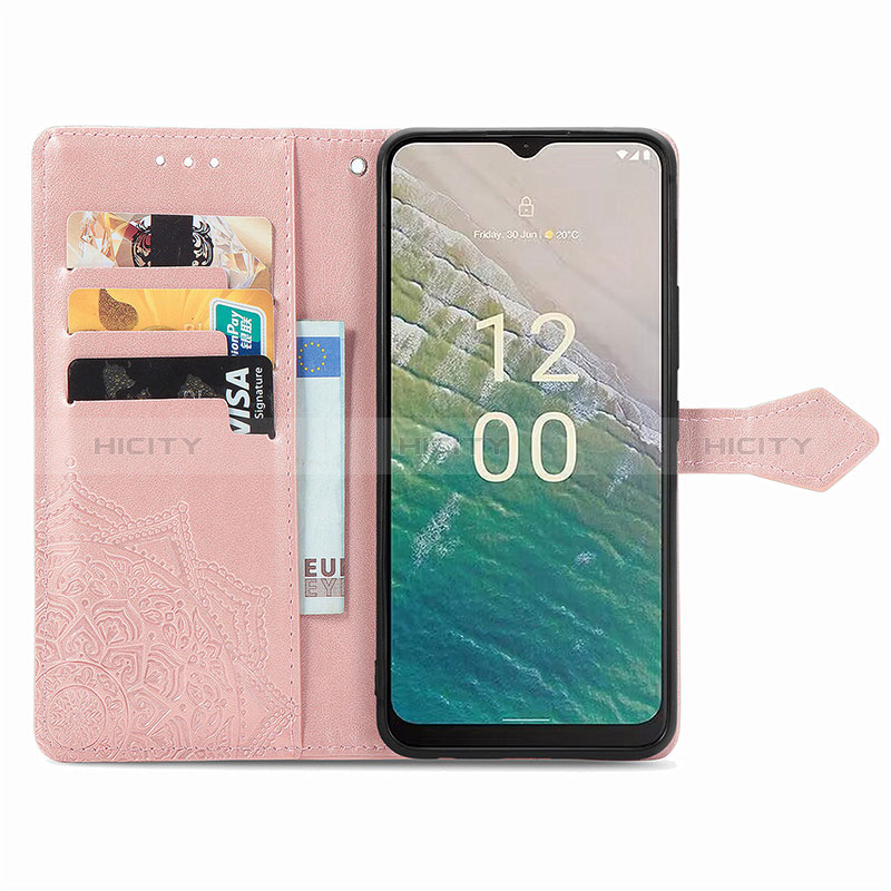 Custodia Portafoglio In Pelle Fantasia Modello Cover con Supporto per Nokia C32