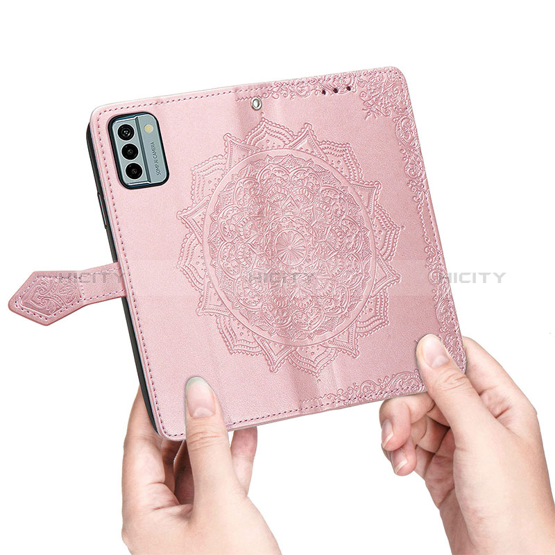 Custodia Portafoglio In Pelle Fantasia Modello Cover con Supporto per Nokia G22