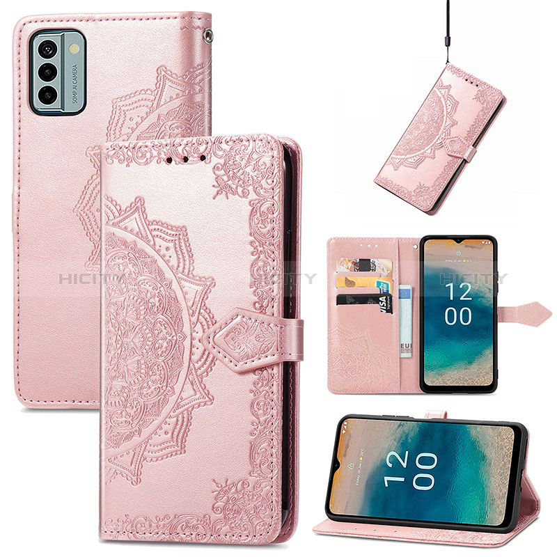 Custodia Portafoglio In Pelle Fantasia Modello Cover con Supporto per Nokia G22