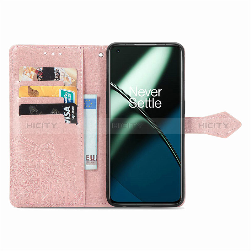 Custodia Portafoglio In Pelle Fantasia Modello Cover con Supporto per OnePlus 11 5G